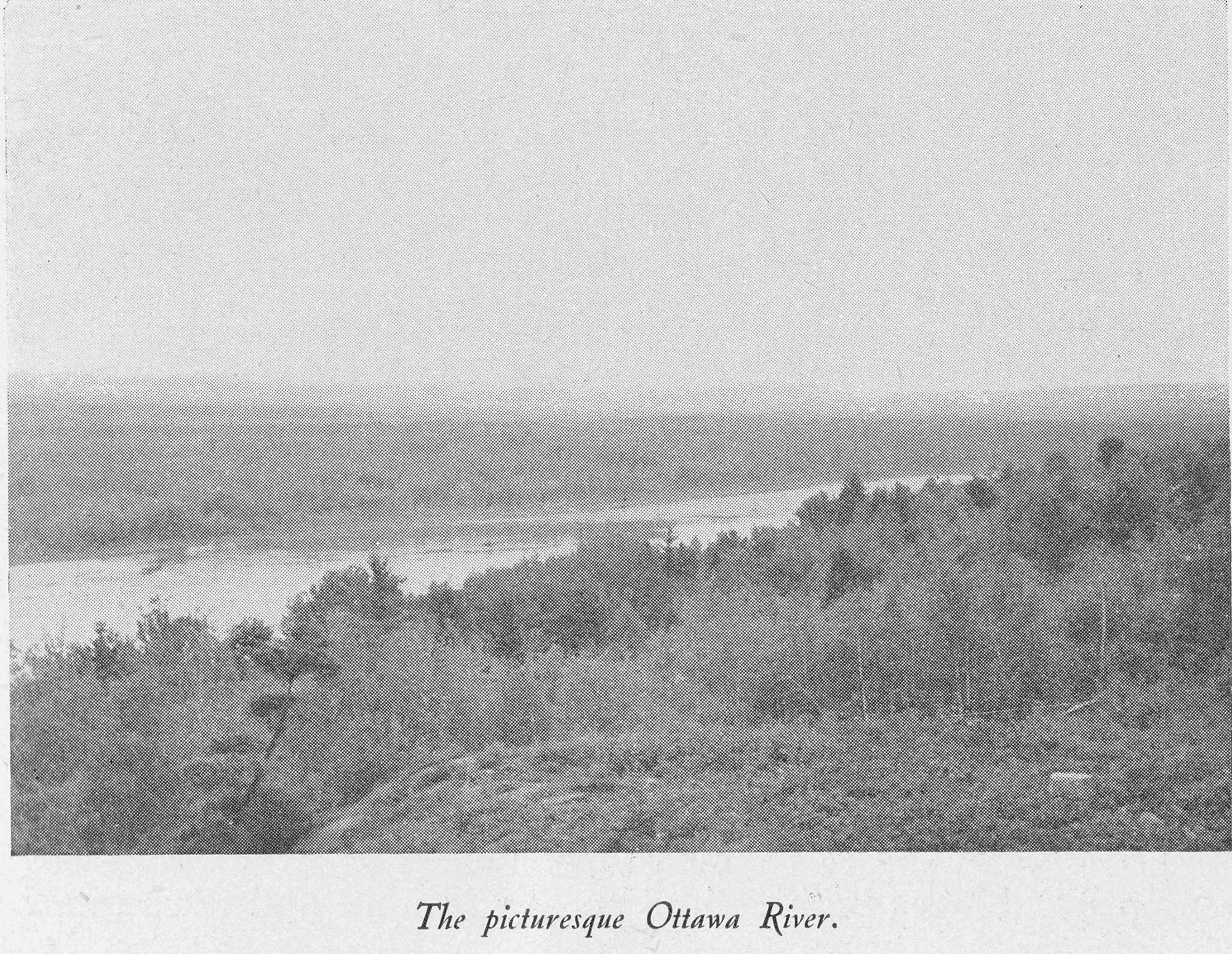 landscape view of the picturesque Ottawa River