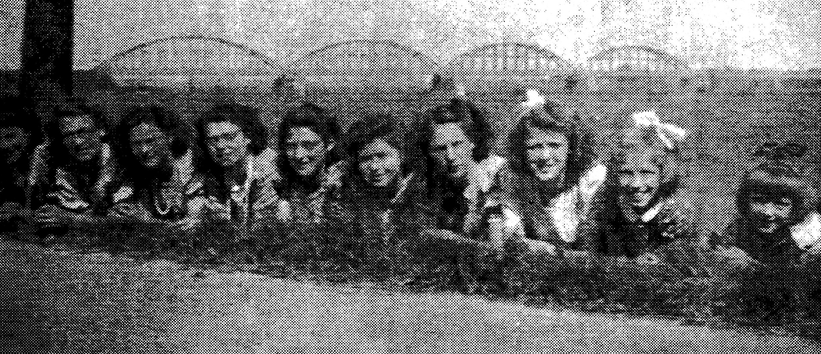 Ten sisters lying along the banks of the Waal River