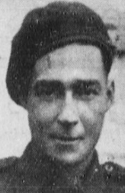 Portrait of Kenneth Nicolson, killed in action at Otterloo